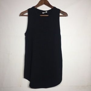 Simple Soft and Elegant Gap Tank - Black